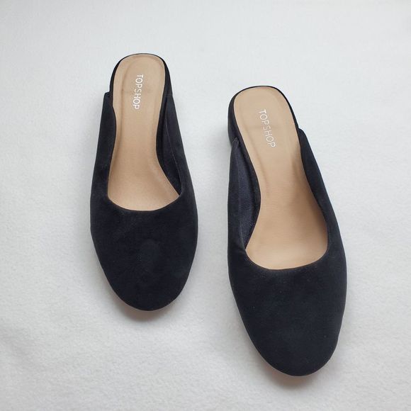Topshop Black Mules size 38 - Picture 2 of 6
